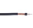 Koaxialkabel PVC 6.1mm 75Ohm Kupfer, blank Schwarz 100m